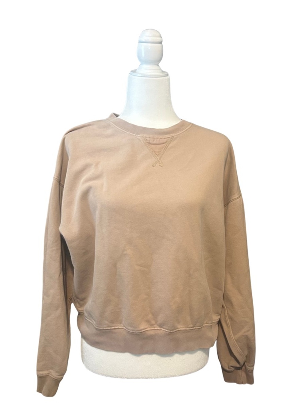 American Eagle Outfitters Taupe Crewneck Sweatshirt